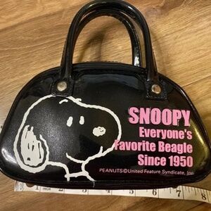 Brand New Peanuts Snoopy Mini Gym Handbag Purse Tote Bag Satchel